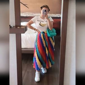 Multicolor skirt S-L